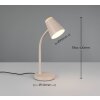 Reality lights Pongo table lamp LED beige, 1-light source