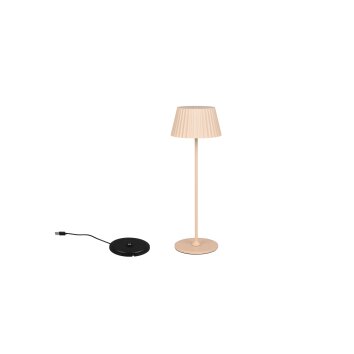 Reality lights Suarez table lamp LED beige, 1-light source