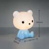 Reality lights Cutie table lamp LED blue, 1-light source, Colour changer