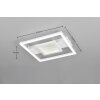 Reality lights Wheeler ceiling light LED white, 1-light source