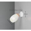 Reality lights und ceiling spotlight, wall and ceiling light, wall spotlight white, 1-light source