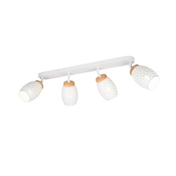 Reality lights Bidar ceiling spotlight white, 4-light sources