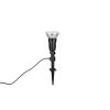 Reality lights CACERES garden spotlight LED black, 1-light source