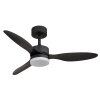 Globo lighting Blackwell Ceiling fan light LED black, 1-light source, Remote control