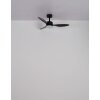 Globo lighting Blackwell Ceiling fan light LED black, 1-light source, Remote control