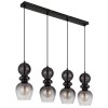 Globo lighting Clarity hanging light black, 4-light sources