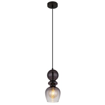 Globo lighting Clarity hanging light black, 1-light source