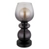 Globo lighting Clarity table lamp black, 1-light source