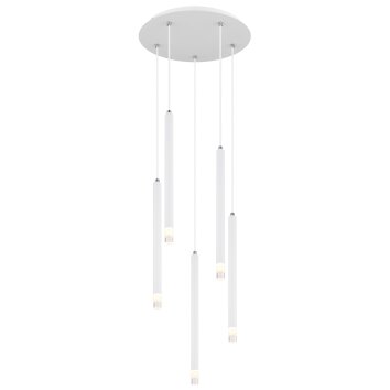 Globo lighting Ryan hanging light white, 5-light sources
