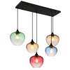 Globo lighting Sander hanging light black, 5-light sources