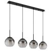 Globo lighting Barry hanging light black, 4-light sources