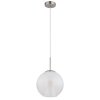 Globo lighting Barry hanging light chrome, matt nickel, 1-light source