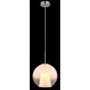 Globo lighting Barry hanging light chrome, matt nickel, 1-light source