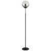 Globo lighting Barry floor lamp black, 1-light source
