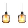 Globo lighting Xia hanging light black, 4-light sources