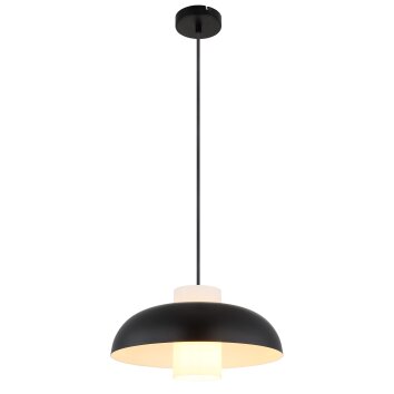 Globo lighting Lowe hanging light black, 1-light source