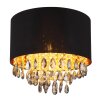 Globo lighting Coletta ceiling light gold, black, 1-light source
