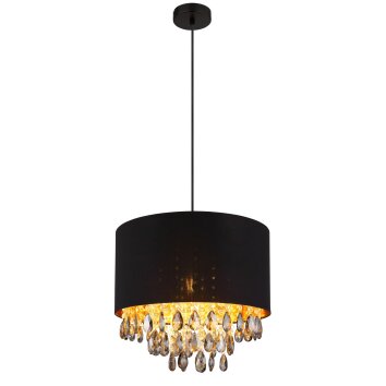 Globo lighting Coletta hanging light gold, black, 1-light source