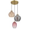 Globo lighting Jessica hanging light gold, 3-light sources