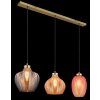 Globo lighting Jessica hanging light gold, 3-light sources