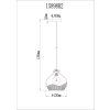 Globo lighting Jessica hanging light gold, 1-light source