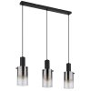 Globo lighting Florentina hanging light black, 3-light sources