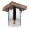 Globo lighting Underwood ceiling light Dark wood, Ecru, 1-light source