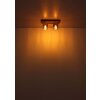 Globo lighting Underwood ceiling light Dark wood, Ecru, 2-light sources