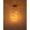 Globo lighting Dichti hanging light sand-coloured, 3-light sources