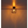 Globo lighting Dichti ceiling light black, 1-light source