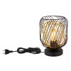 Globo lighting Dichti table lamp black, 1-light source