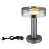 Globo lighting Grant table lamp LED grey, 1-light source