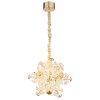 Globo lighting Floriella hanging light LED gold, 1-light source