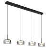 Globo lighting Belinda hanging light LED black, 1-light source