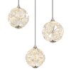 Globo lighting Virina hanging light LED chrome, 1-light source