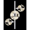 Globo lighting Virina wall light LED chrome, 1-light source
