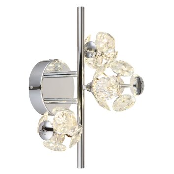Globo lighting Virina wall light LED chrome, 1-light source