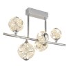 Globo lighting Virina ceiling light LED chrome, 1-light source