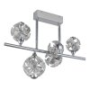 Globo lighting Virina ceiling light LED chrome, 1-light source