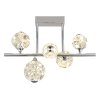 Globo lighting Virina ceiling light LED chrome, 1-light source