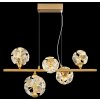 Globo lighting Virina hanging light LED gold, 1-light source
