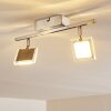 PINEY Ceiling light LED matt nickel, 2-light sources