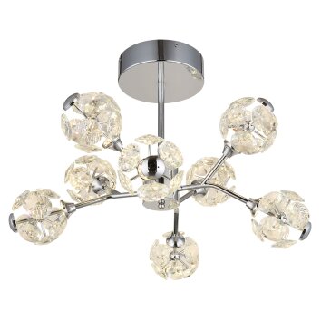 Globo lighting Virina ceiling light LED chrome, 1-light source