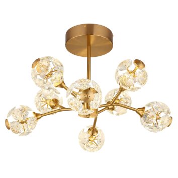 Globo lighting Virina ceiling light LED gold, 1-light source