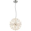 Globo lighting Virina hanging light LED chrome, 1-light source