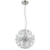 Globo lighting Virina hanging light LED chrome, 1-light source