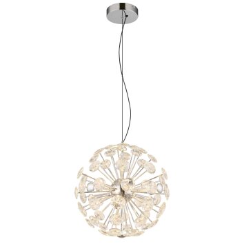 Globo lighting Virina hanging light LED chrome, 1-light source