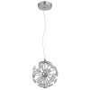 Globo lighting Virina hanging light LED chrome, 1-light source