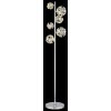 Globo lighting Virina floor lamp LED chrome, 1-light source