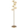 Globo lighting Virina floor lamp LED gold, 1-light source
